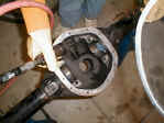 An internal flange must be cut away to clear the OX locking ring.