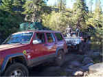 Here's the family early on the trail.