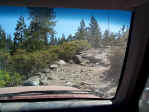 Looking up the trail... near Sunrise Rock, I think.