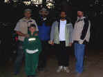 Dawn departure... Berkeley, Little B, Peter, Bryan and Evan.