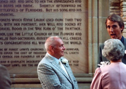 Harold and Marilyn with Minister